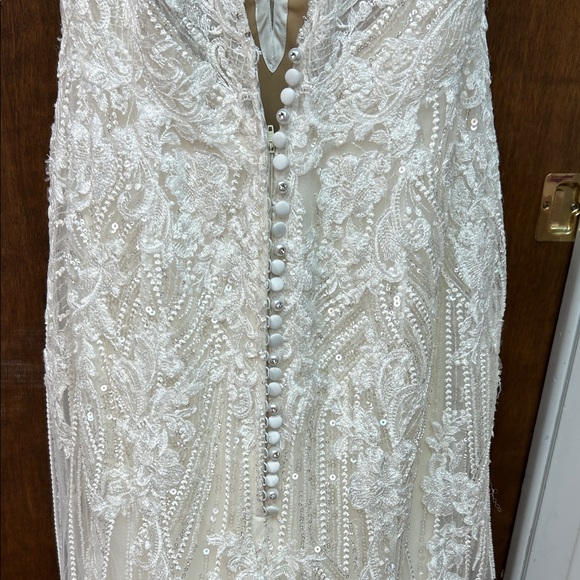 Jasmine couture Elegant Lace Gown size 14 NWT - Picture 7 of 9